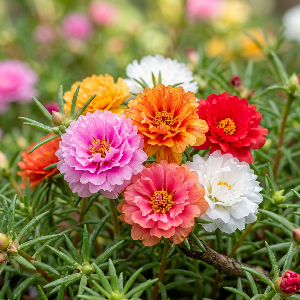 Moss Rose Portulaca Seeds for Ground Cover Flowers