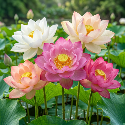 Nelumbo nucifera Mixed Color Lotus Seeds for Planting