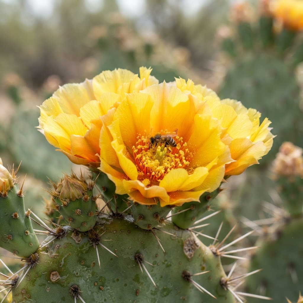 Red Prickly Pear Cactus Seeds for Planting
