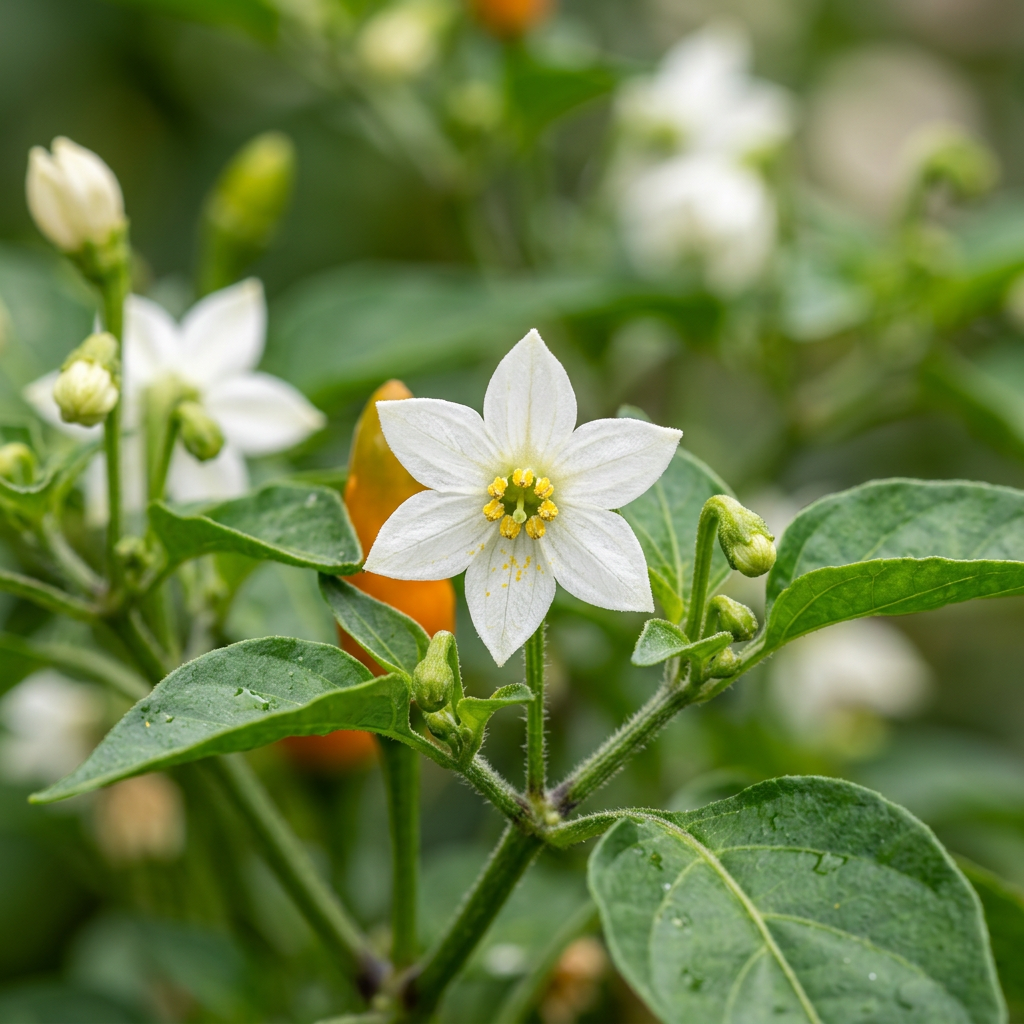 Orange Peter Pepper Plant Seeds for Planting