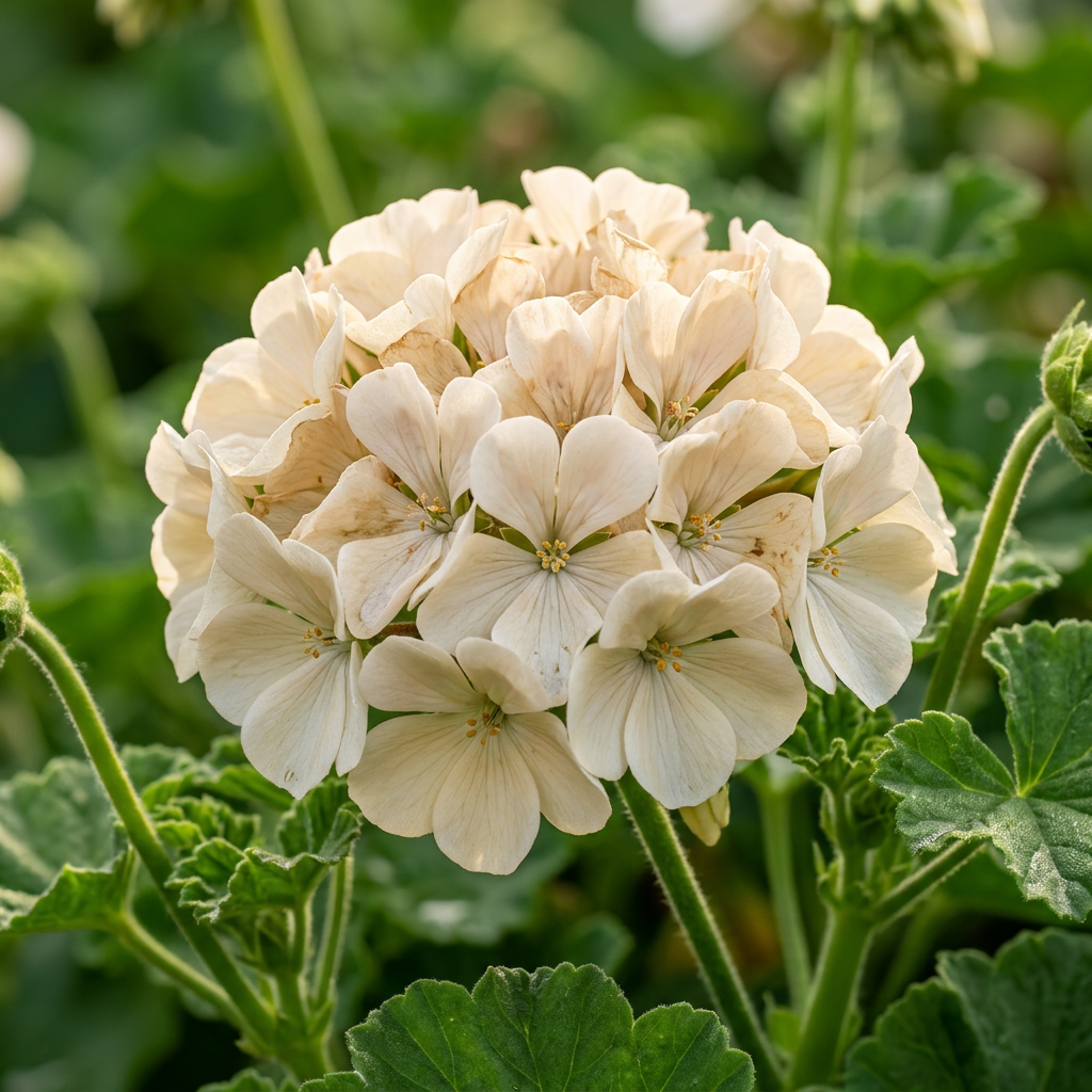 Cream Geranium Flower Seeds for Planting