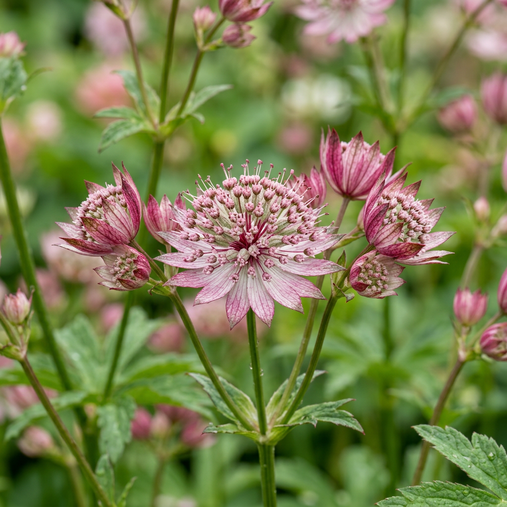 Astrantia Major Roots for Garden Flower Planting
