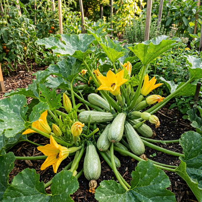 Zucchini Grey Lebanese Seeds – Zucchini Seeds for Home Garden