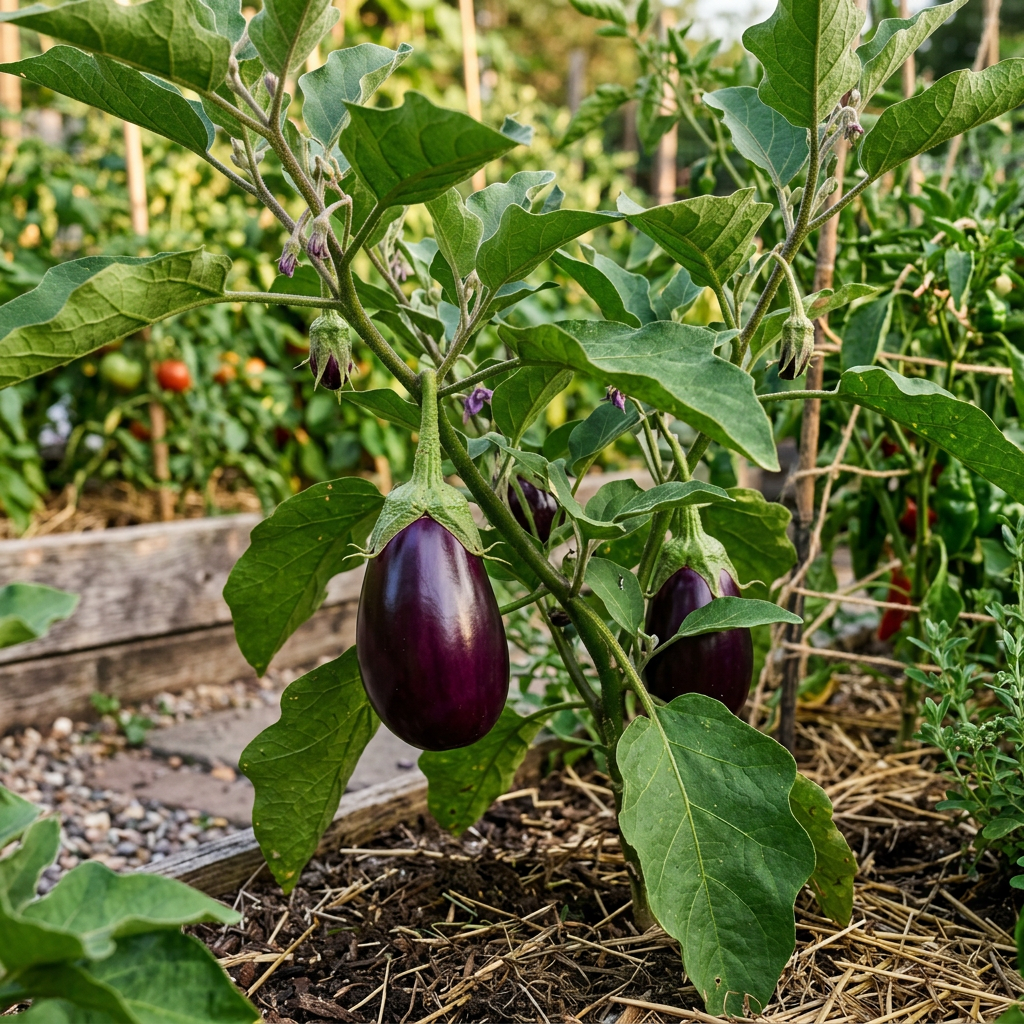 Aubergine Bonica F1 Hybrid Seeds – Hybrid Eggplant Seeds for Home Garden