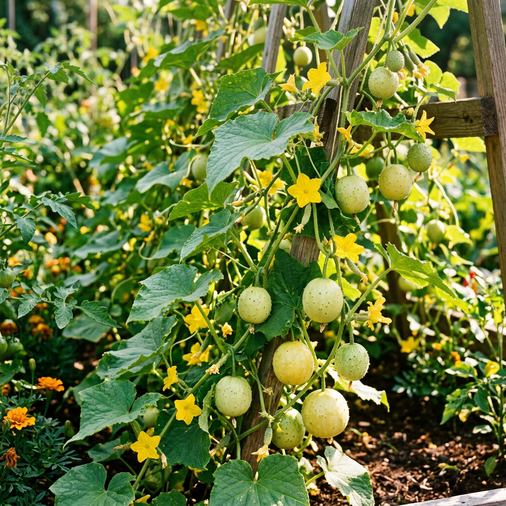 Crystal Apple Cucumber Seeds – Cucumber Seeds for Home Garden