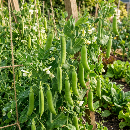 Hurst Green Shaft Pea Seeds for Home Garden