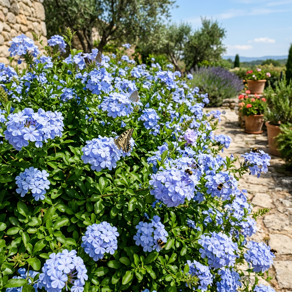 Plumbago Flower Seeds - Sky Blue Plumbago Flower Seeds for Garden