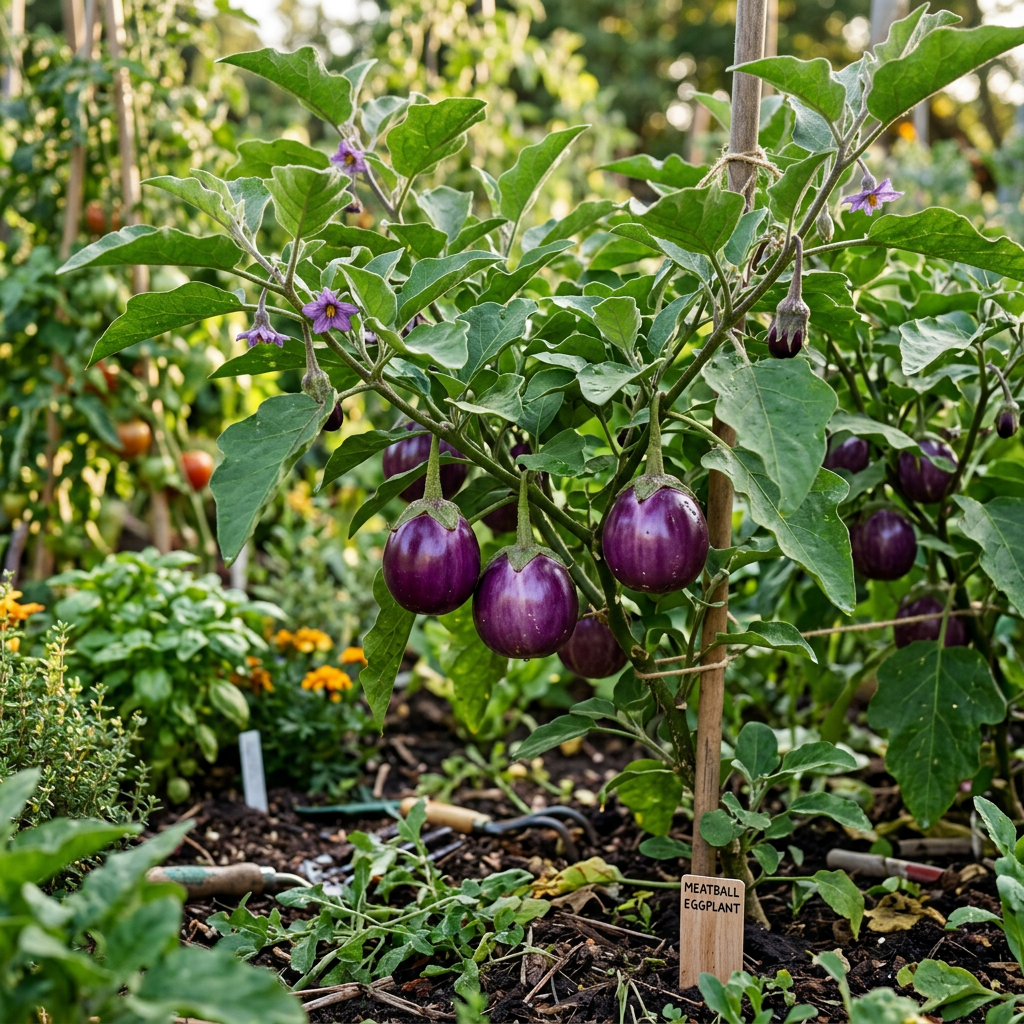 Aubergine Meatball Seeds for Planting