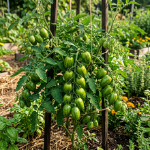 Dwarf Tomato Pepper Like Stripe Seeds – Striped Tomato Seeds for Home Garden
