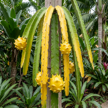 Yellow Dragon Fruit Plant – Hylocereus Megalanthus Cactus