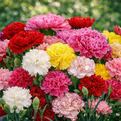 Chabaud Mix Carnation Seeds – Heirloom Dianthus Large Bloom Flower Seeds